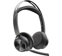 Poly Voyager Focus 2 MTC USB-C-C Headset with USB-C/A Adapter and Charging Stand