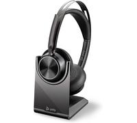 POLY Voyager Focus 2-M USB-C-C Headset USB-C/A Adapter Charging Stand