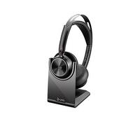 POLY Voyager Focus 2-M USB-C-C Headset USB-C/A Adapter Charging Stand