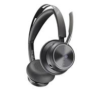 POLY Voyager Focus 2-M USB-C-C Headset USB-C/A Adapter Customer Special 1- Connection via Bluetooth - Noise cancellation; Smart sensor technology; Dynamic mute alert - Black