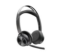 Poly Voyager Focus 2 MS Teams Certified USB-C-C Headset +USB-C/A Adapter +Charging Stand 9T9J6AA#AC3