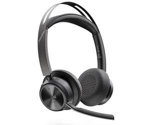 Poly Voyager Focus 2 Teams - USB-A A low-profile, powerful Bluetooth binaural headset for high-end voice exchange