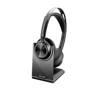 Poly Voyager Focus 2 UC Wireless Headset with Microphone & Charge Stand - Active Noise Canceling (ANC) - Connect PC/Mac/Mobile via Bluetooth -Works w/Teams, Zoom & More
