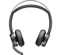 POLY Voyager Focus 2 USB-C-C Headset +USB-C/A Adapter +Charging Stand