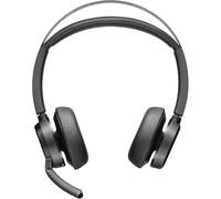POLY Voyager Focus 2 USB-C-C Headset +USB-C/A Adapter +Charging Stand