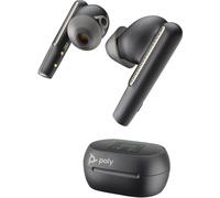 Poly Voyager Free 60+ UC M Carbon Black Earbuds +BT700 USB-A Adapter +Touchscreen Charge Case