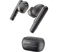 POLY Voyager Free 60+ UC M Carbon Black Earbuds +BT700 USB-C Adapter +