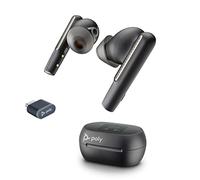 Poly Voyager Free 60+ UC true wireless earbuds (Plantronics) - Noise-canceling mics for clear calls - ANC - Smart charge case w/touch controls-Compatible w/iPhone, Android, PC/Mac, Zoom, Teams