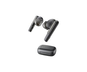 Poly Voyager Free 60 USB-C earbuds with charging case for Microsoft Teams, black