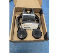 POLY Voyager Focus 2 UC Wireless Headset w/Microphone & Charge Stand - Compatible with PCs via included BT700 Bluetooth adapter or via USB cable; - Connect PC/Mac/Mobile via Bluetooth Black