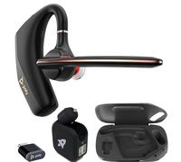 Poly Voyager Legend 50-M UC Bluetooth Headset, Charging Case, AI-Powered Noise Cancellation, 4-Mic WindSmart, 10-Hr Battery, 98 ft Wireless Range, Multipoint Connectivity, Voice Assistant, GTW Charger