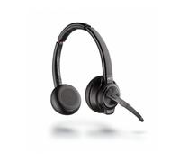 POLY W8220/A UC Wireless Noise Cancelling Microphone Office Headset - Black