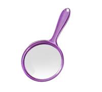 Polyacrylate Glass Handheld with 1X 2X Magnification for Precise Makeup Shaving and Dermocare Double Partial Conceit