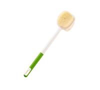 Polyamide Bristles Back Scourer Brush with Long Ergonomic Handle for Easy Peeling and Comfortable Bathing Massage Shower Brush