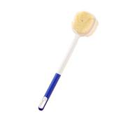 Polyamide Bristles Back Scourer Brush with Long Ergonomic Handle for Easy Peeling and Comfortable Bathing Massage Shower Brush