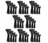Polyamide Cable Ties Black Cable Ties Set (1/4", 3200 Pieces)