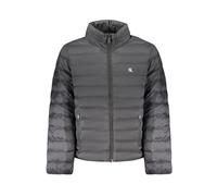 Calvin Klein Men Ls Ltwt Nylon Hd Puffer Jkt LV04RC511G Jackets, BLACK (Black), S