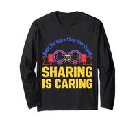 Polyamory ENM Polyam Sharing is Caring Long Sleeve T-Shirt