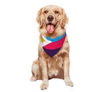 Polyamory Lgbt Pride Lesbian Gay Rainbow Dog Bib Comfortable Pet Scarf Adjustable Triangle Scarf For Puppy Summer Accessories
