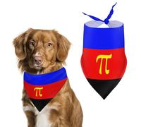 Polyamory Proud Flag Dog Bandana Puppy Cat Scarfs Bibs Washable Triangle Kerchief Pet Gifts