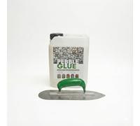 POLYBOUND 5L Pebble Glue & Trowel Kit - Water-Based Resin Binder for Gravel, Patios & Mulch. Weatherproof, All-Season Stone Fixative. Pet Safe & Ready to Apply | Hand Plastering Trowel