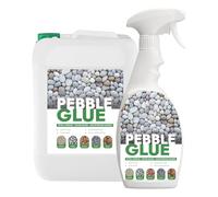 POLYBOUND 6L (1L & 5L Pack) Pebble Glue - Resin Gravel Glue for Water-Based Stones, Bark, Patios, & Mulch for Garden Paths - Weather-Resistant Gravel Binder - Child & Pet Safe, Ready to Use