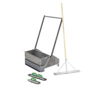 Polybound | Resin-Bound Tool Set | Hand Sledge, Metal Spazzle & Twin 450mm Trowels for Landscaping, Construction & Decorative Surfacing | Professional Finishing Kit