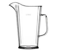 Polycarbonate 2 Pint Plastic Jugs - CE Stamped, 1 L (Pack of 4)