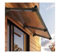Polycarbonate Awnings for Patio Door, UV Rain Snow Protection, Outside Window Awning for Porch Deck Entrance