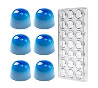 Polycarbonate Bullet Shape Chocolate Mold - 21 Cavity (12g Each) - for Bonbons, Candy, Baking - Pastry Tool