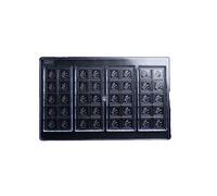 Polycarbonate Chocolate Bar Mold - Mushroom Symbol - 50mL 10 piece for Candy, Chocolate Bars, Baking PMUL1