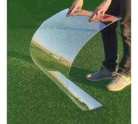 Polycarbonate Clear Plastic Acrylic Greenhouse Sheet for Replacement Roofing Sheet,1.2mm Panel Easy to Bend & Cut,UV Resistant Greenhouse Canopy Window Awning Rain Shelter(0 5m x 8m)