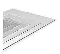 Polycarbonate Clear Plastic Cut to size Sheet Material 4mm (500 x 500mm)