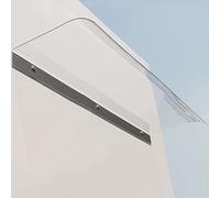 Polycarbonate Front Door Canopy - UV Protection Outdoor Awning for Garden, Balcony, Patio, Porch - Weather Resistant Rain Shelter & Sunshade Cover