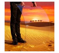 Polycarbonate Greenhouse Panels Clear Acrylic Plastic Sheet PC Endurance Board for Outdoor Glazing Panels Replacement Shed Panel(1x6m/3.28x19.68ft)