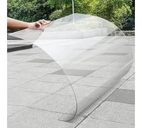 Polycarbonate Greenhouse Panels Polycarbonate Sheets,Clear Acrylic Plastic Sheet,Transparent Shatterproof Outdoor Canopy Roof(3.3 x 19.7ft)