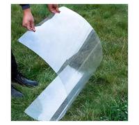 Polycarbonate Greenhouse Panels, Strong Impact PC Endurance Board, Sunroom Daylighting Plate for Canopy, Balcony, Carport(0.6x4m/1.97x13.12ft)