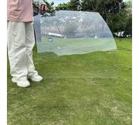 Polycarbonate Greenhouse Panels,Transparent Roofing Sheet,Acrylic Plastic Sheet,1.2mm Thick,Impact Resistant Replacement Cover(3.3 x 9.84ft)