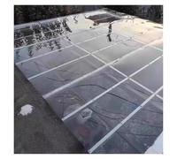 Polycarbonate Greenhouse Sheets, Clear Acrylic Plastic Sheet, UV Protection 0.1mm Replacement Shed Panel, for Canopy, Carport, Customizable(0.8x3m/2.62x9.8ft)