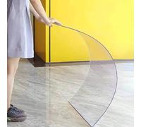 Polycarbonate Greenhouse Sheets Clear Roofing Panels UV Protected Outdoor Replacement Shed Board Sunroom Canopy Garden Awning Covers,Double Sided Protective Film,with Sscrews (0.5 * 1m)