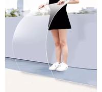 Polycarbonate Panel Clear Acrylic Plastic Sheet Thickness 1.2mm Waterproof UV Protected Roof Cover,Strong Impact and Shatterproof,for Outdoor Garden Greenhouse,Custom (1m x 5m(3.3ft x 16.4ft))