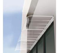 Polycarbonate Rain Cover Awning, UV Protection Porch Window Roof Cover, Easy to Install (40x300cm/16x118in)