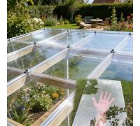 Polycarbonate Roofing Panels, Transparent Insulation Daylighting Sheets, All Weather Rain Protection for Patios, Roofs, and Carports