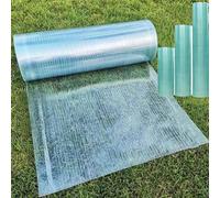 Polycarbonate Roofing Sheet - 0.8mm Clear Plastic UV Resistant Greenhouse Panels for Outdoor Canopy & Greenhouse