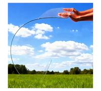 Polycarbonate Roofing Sheet Anti UV Clear Plastic Sheet Durable Bend Panel Rainproof for Roofs,Carports,Canopies,Sunrooms, Easy to Cut(0.8x3m/2.62x9.84ft)