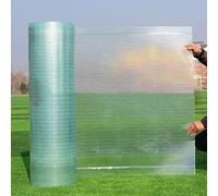 Polycarbonate Roofing Sheet Clear Daylighting Panels,0.8mm Glassfiber Panel,Easy to Cut,Insulation Waterproof Greenhouse Roof Panels,for Greenhouse Canopy Carport (WxL: 1.2x7m(3.94x23ft))
