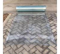 Polycarbonate Roofing Sheet,Clear Greenhouse Glassfiber Solid Sheet,Daylighting Panel,UV Protection,for Garden Outdoor Canopy Cold Frame Cladding Replacement,Easy to Cut,WxH (0.6x1m(2x3.3ft))