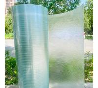 Polycarbonate Roofing Sheet,Greenhouse Panels,0.8mm,Rainproof,Clear Green Plastic Roof Replacement Covering,for Pergola,Patio,Gardening,Plants,Chicken Coop,Cuttable (0.7m×12m(2.2×39ft))