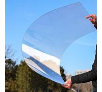 Polycarbonate Roofing Sheet Outdoor Clear,Polycarbonate Greenhouse Panels, UV Protection Rain pergola roof Panels, cuts Easily Suitable for patios, partitions,1mm,0.5m-1.56m(0.6x6m(1.97 * 19.7ft))