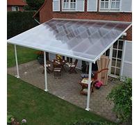 Polycarbonate Roofing Sheet,Rainproof Insulation Clear Plastic Sheet PC Durable Panel,Outdoor Polycarbonate Roof Canopy,Cladding Replacement for Greenhouse,Easy to Bend & Cut (WxL: 1x4m)